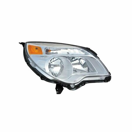 DISFRUTE Right Hand Assembly Composite Head Lamp for 2010-2015 Chevy Equinox DI3690501